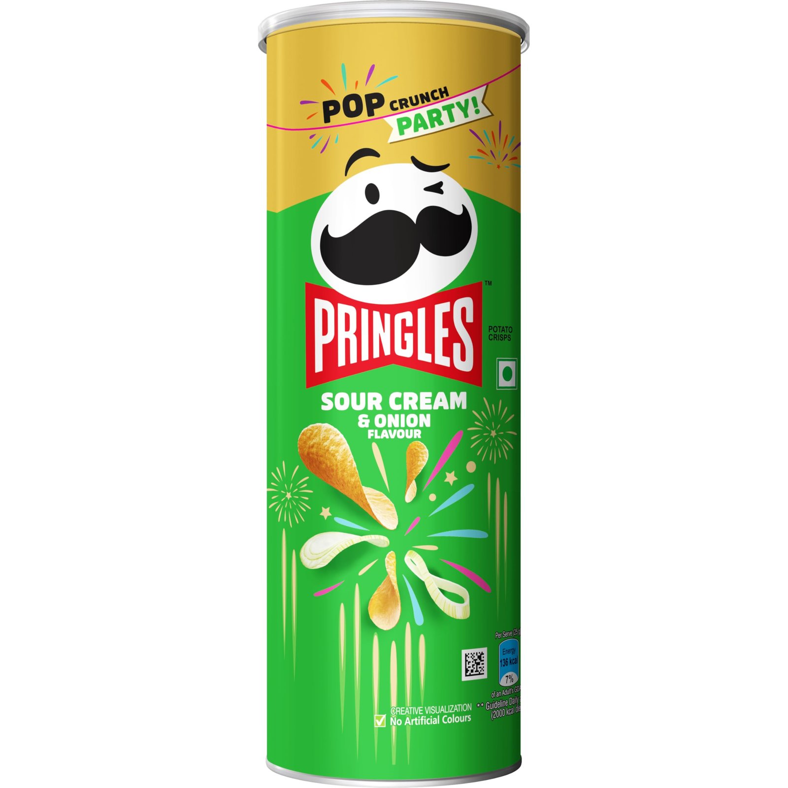 Pringles Sour Cream & Onion Potato Chips 107 G