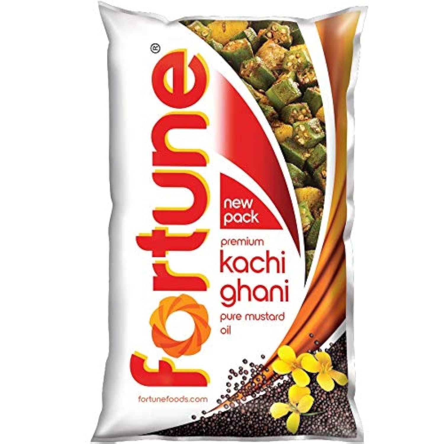 Fortune Mustard Oil Pouch 1 Ltr
