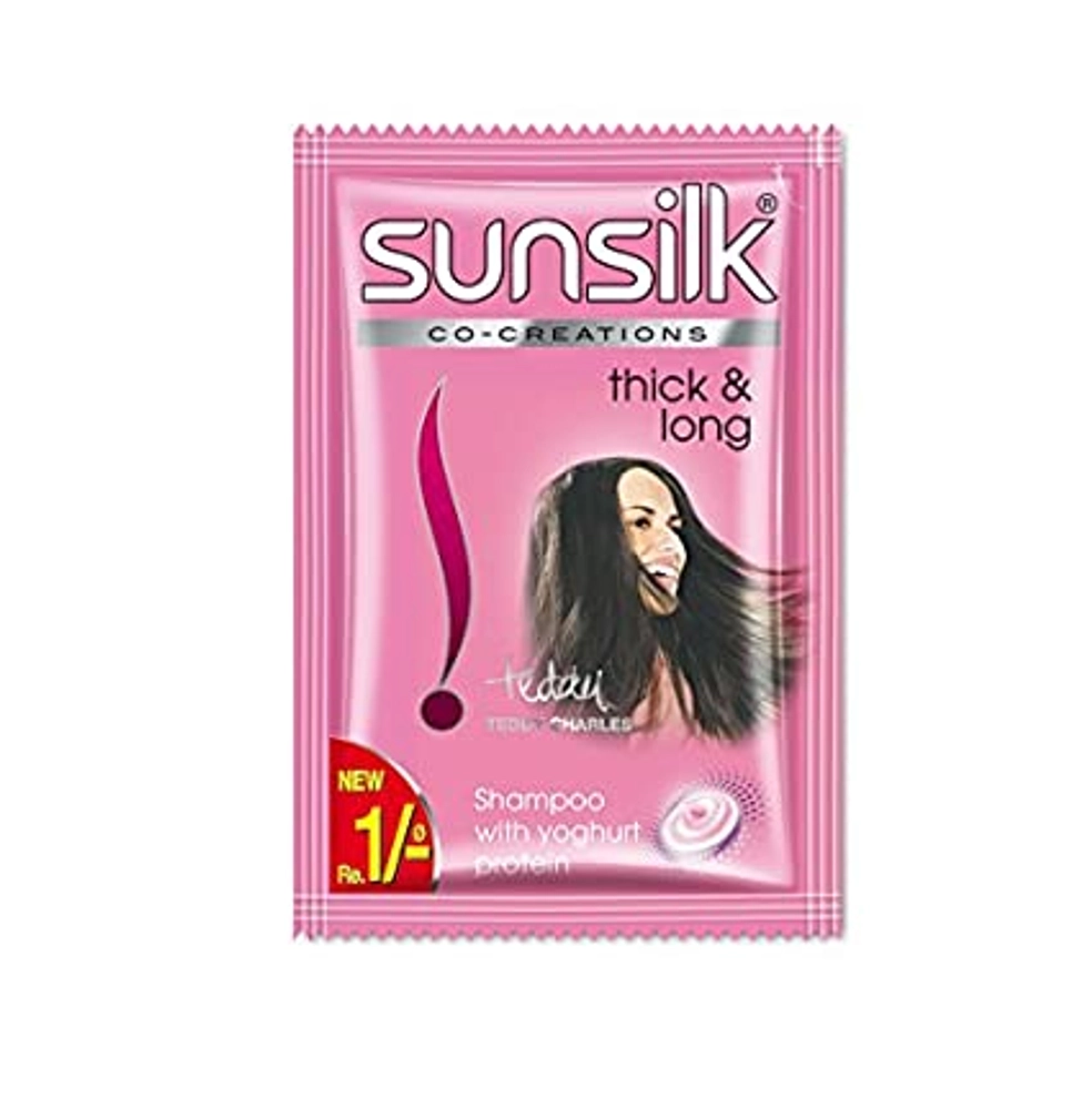 Sunsilk Thick & Long Shampoo  (MRP 1/-)
