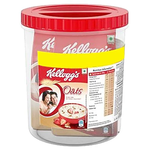 Kellogg's Oats 1 kg (500 g x 2) with free Jar (Mrp 260/-)