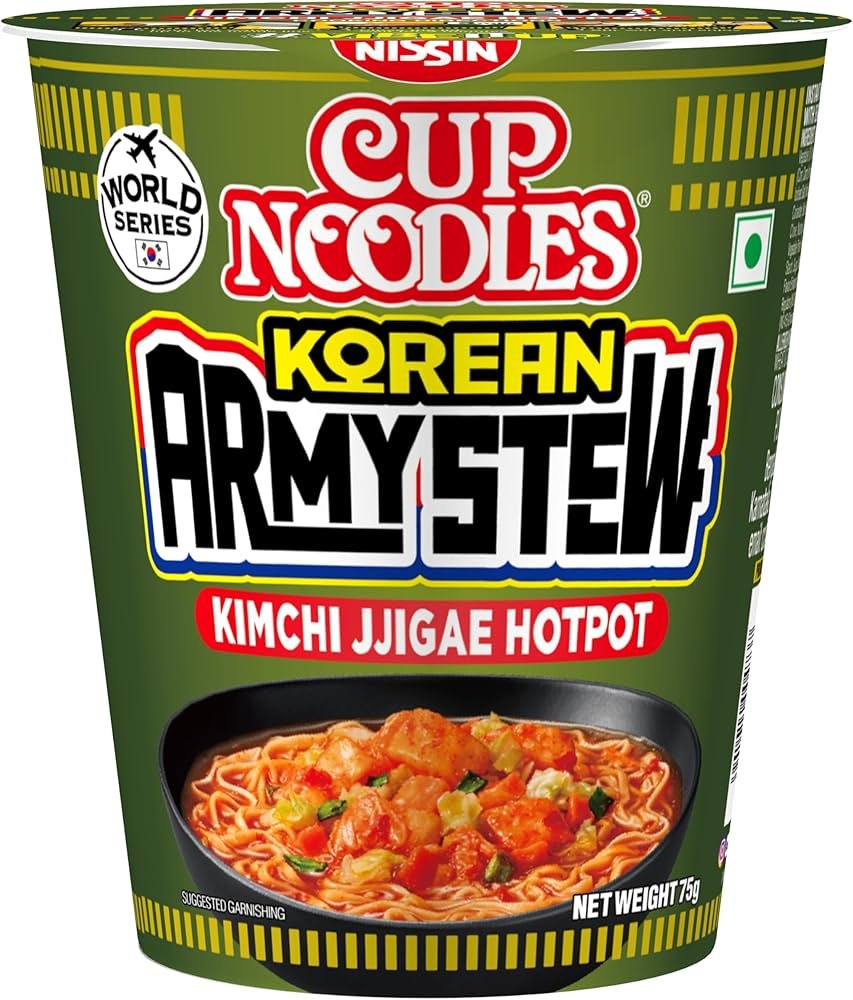 Nissin Korean Army Stew Cup Noodles 75 g