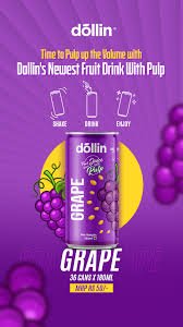 Dolin Grape Fruit Juice with Pulp