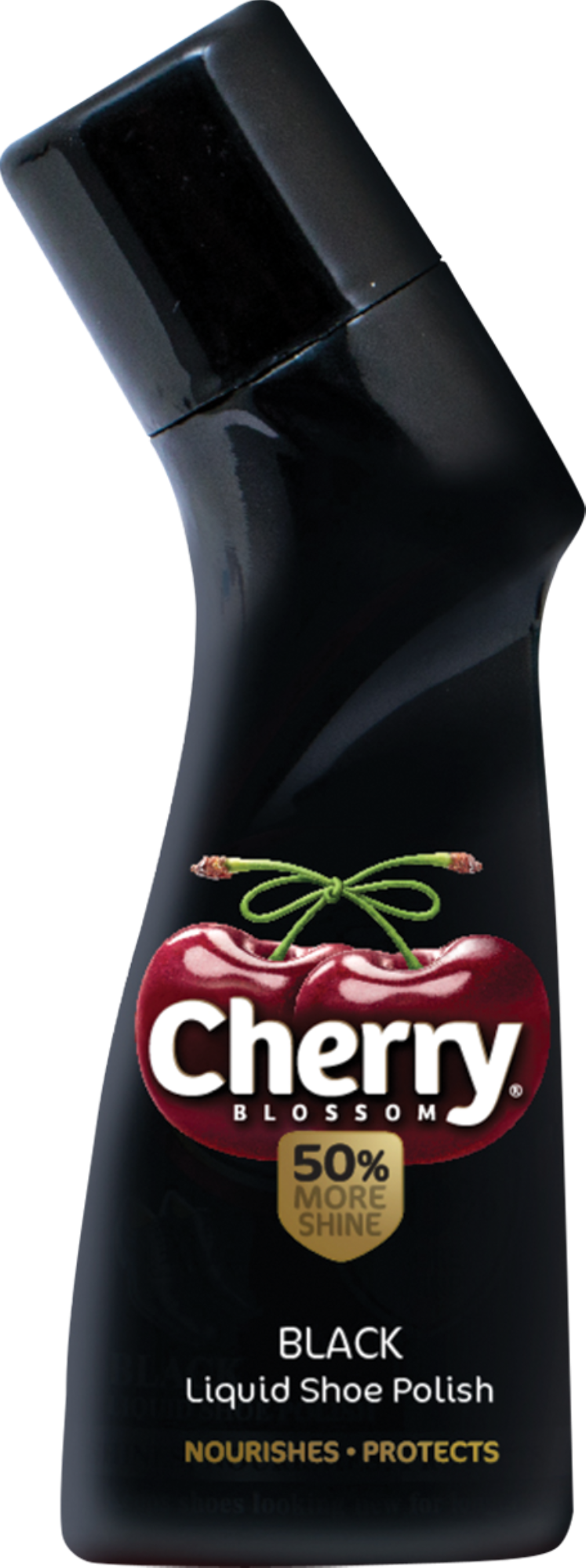 Cherry Blossom Liquid Shoe Polish Black