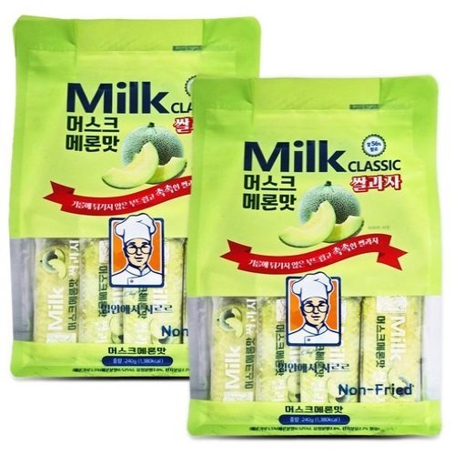 Bon Fire Korean Rice Cracker Melon (30 Pcs) (Imported)