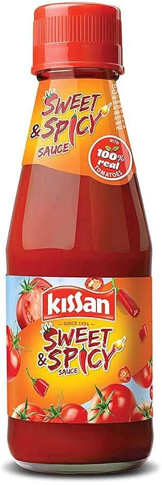 Kissan Sweet & Spicy Sauce 200 ml (Bottel)