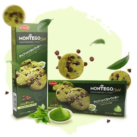 Kokola Montego Choco Matcha Cookies (Imported)