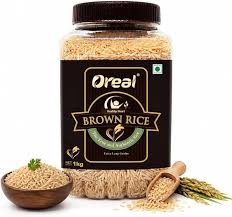 O Real Brown Rice 1 Kg Jar