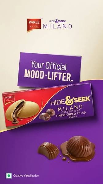 Parle Hide & Seek Milano Choco Filled Cookies