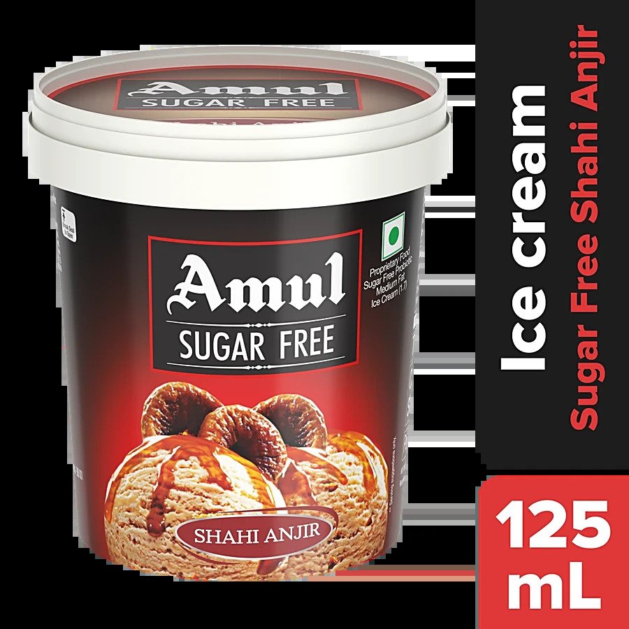 Amul Sugar Free Shahi Anjir Ice Cream