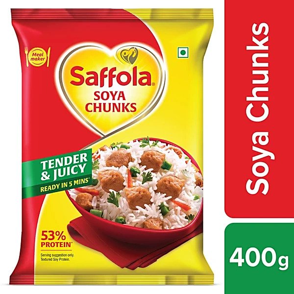 Saffola Soya Chunks 400 g