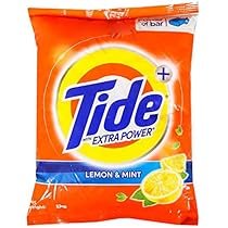 Tide Plus Lemon & Mint Detergent Powder 500 g
