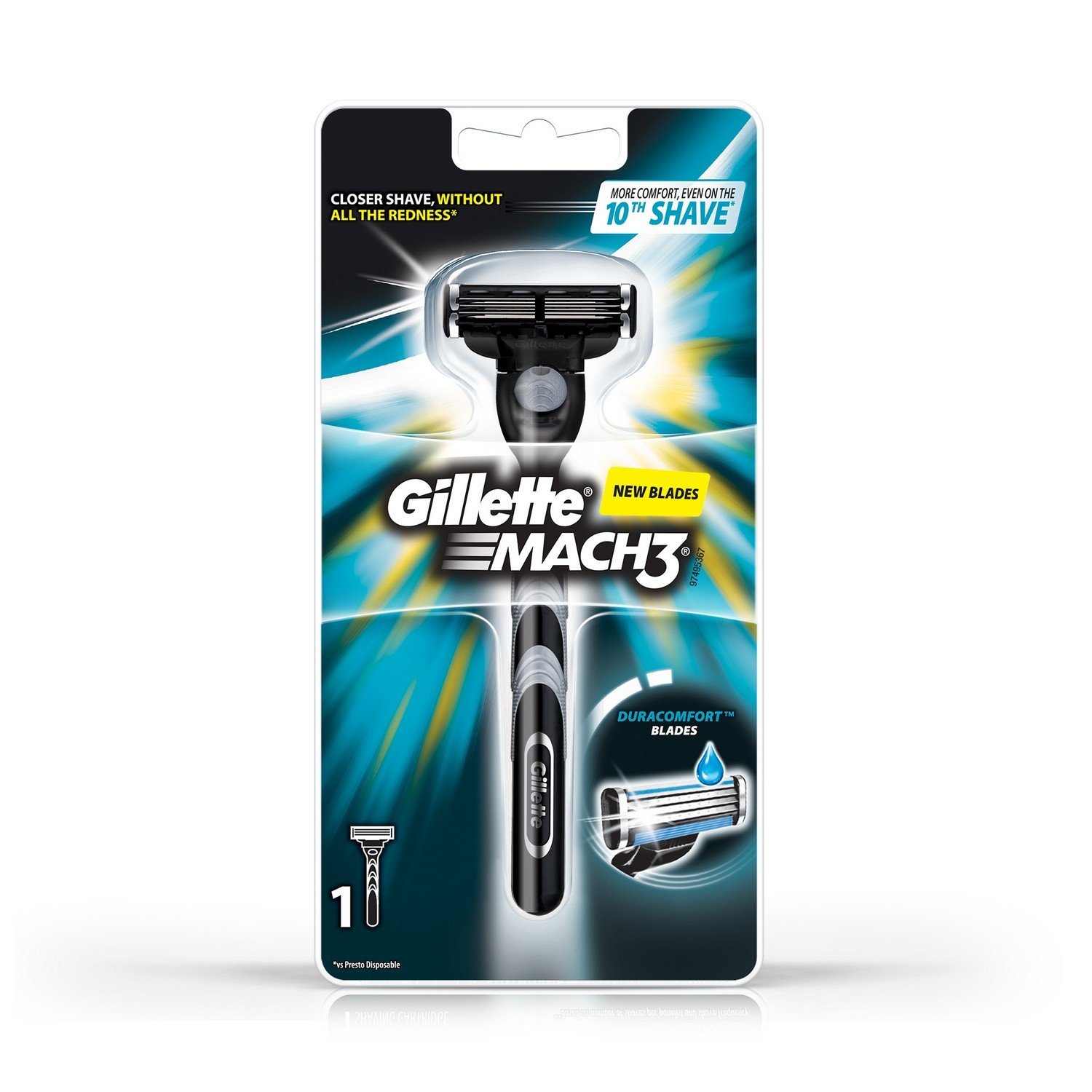 Gillette Mach3 Men's Razor (Mrp 399/-)