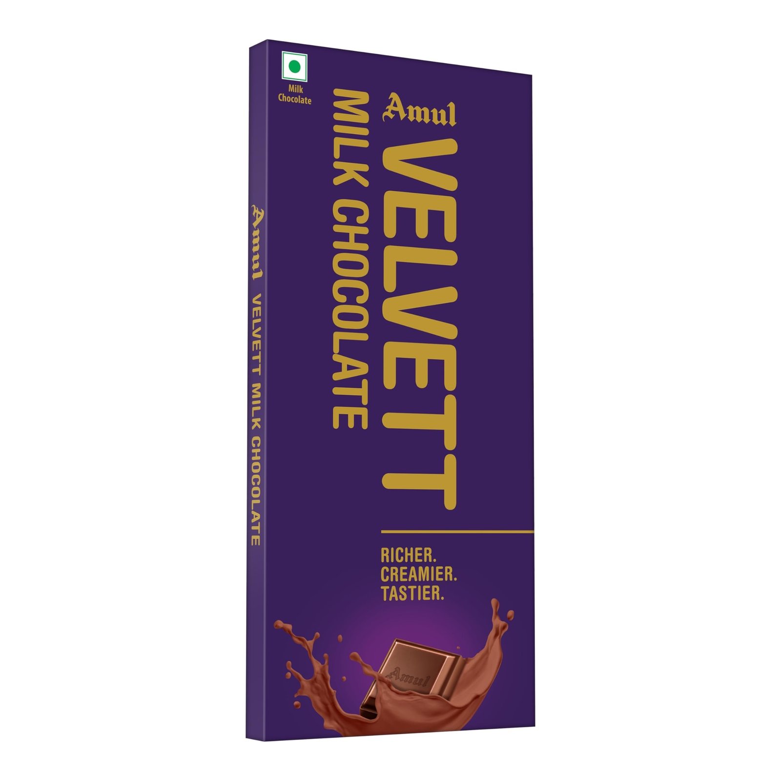 Amul Velvett Milk Chocolate 35 g (Mrp 60/-)