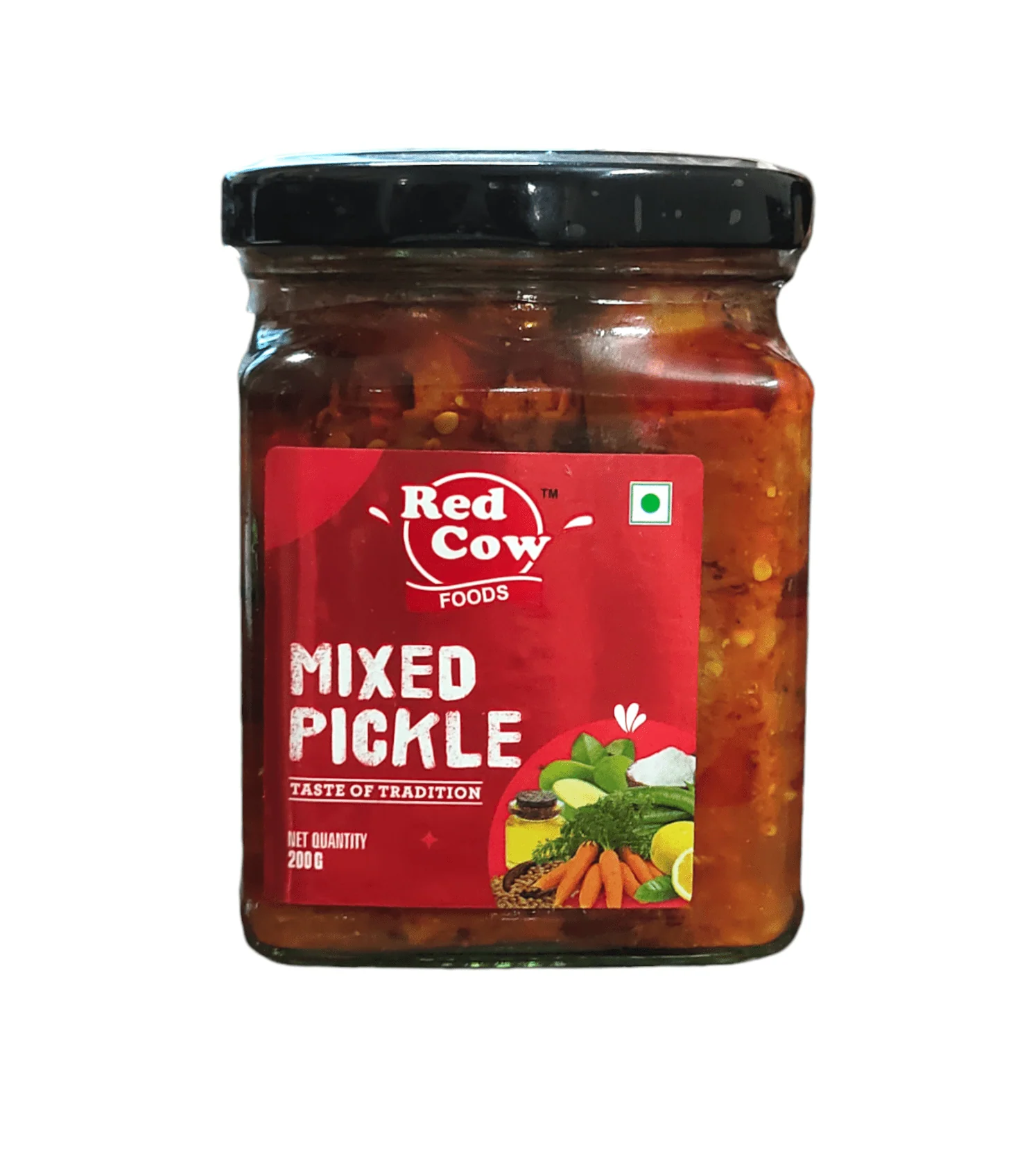 Red Cow Mixed Pickle 200 G