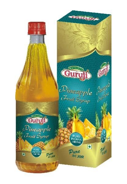 Guruji Pineapple Fruit Sharbat 1 ltr