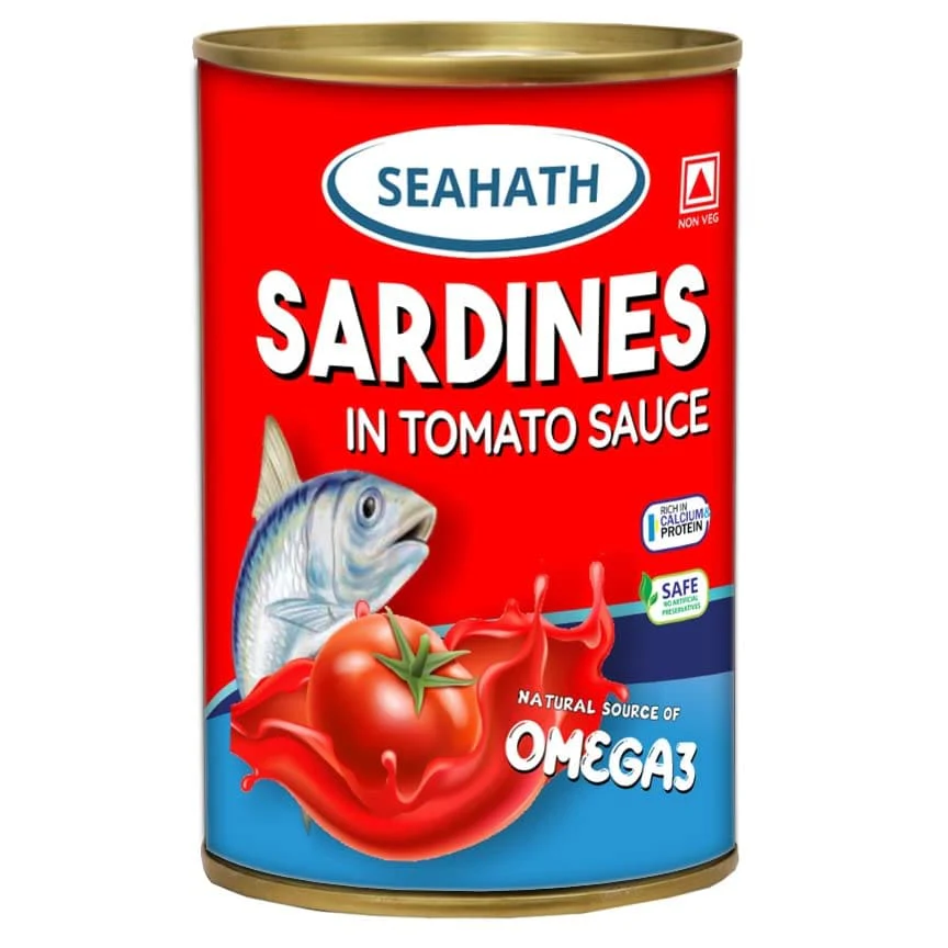 Seahath Sardines Canned Fish (In Tomato Sauce) 450 g