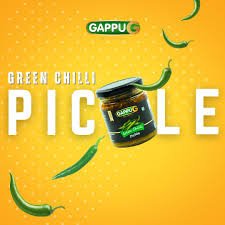 Gappu G Green Chilli Pickle 350 g