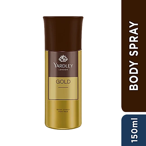 Yardley Gold Body Spray for Men 150 Ml