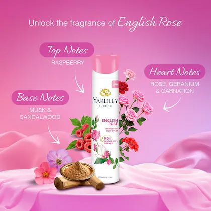 Yardley English Rose Refreshing Body Spray