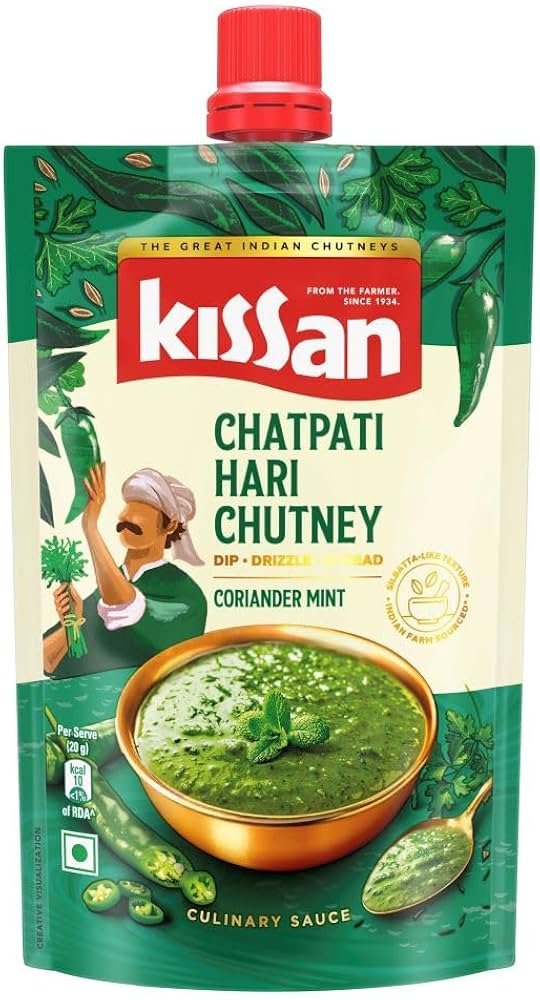 Kissan Chatpati Hari Chutney 100 g