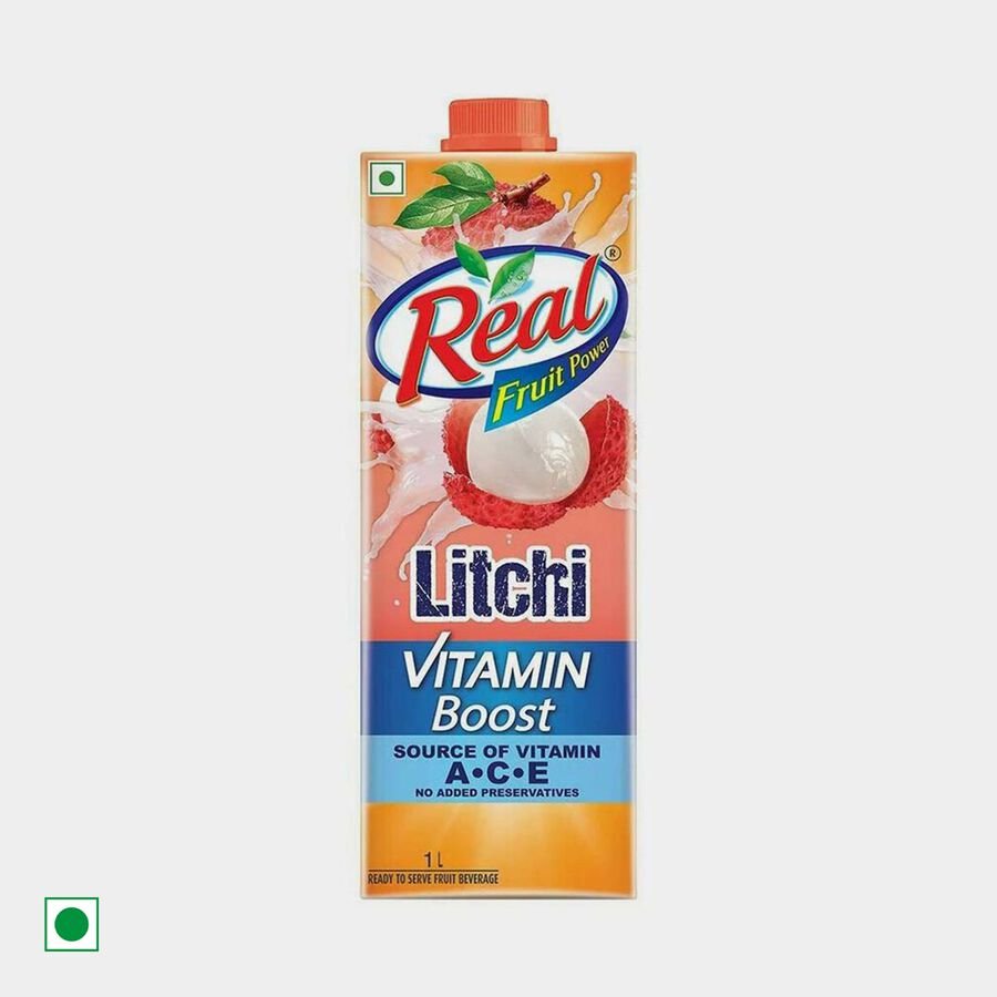 Real Litchi Vitamin Boost 1 Ltr
