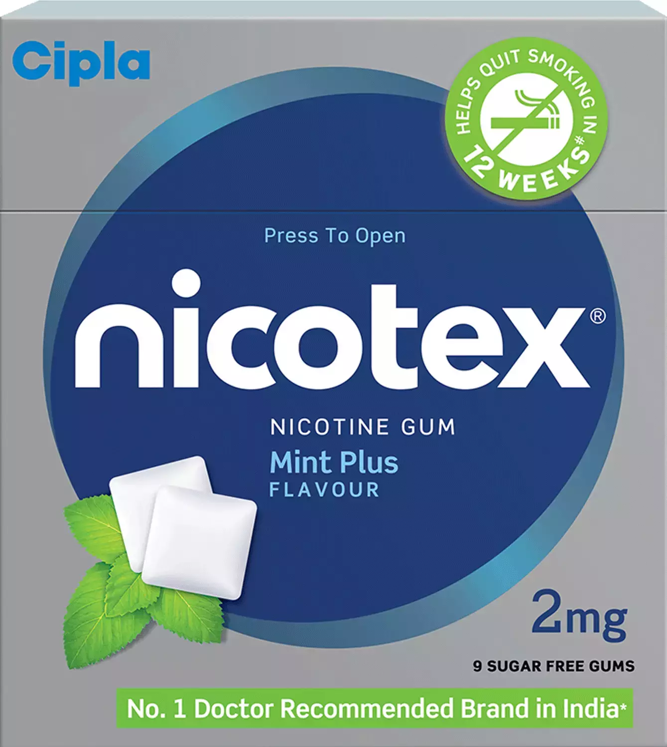 Nicotex Gums Mint Plus 2 mg