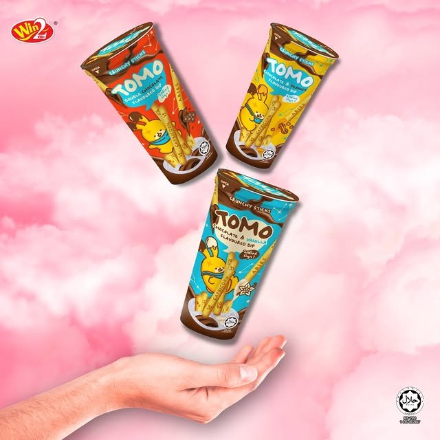 Tomo Crunchy Sticks Chocolate & Vanilla (Imported)
