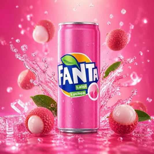 Fanta (Lychee Flavour) 320 ml (Imported)