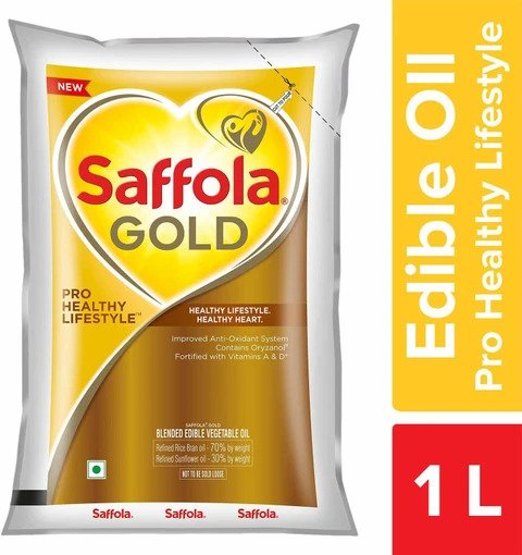 Saffola Gold Edible Oil 1 Ltr