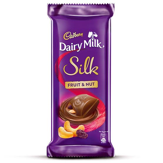 Cadbury Dairy Milk Silk Fruit & Nut (Mrp 100/-)