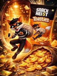 Snack Heist Toasties Crispy Cheese (Imported)