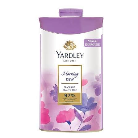 Yardley Morning Dew Beauty Talc (With Free Handwash 200 ml)