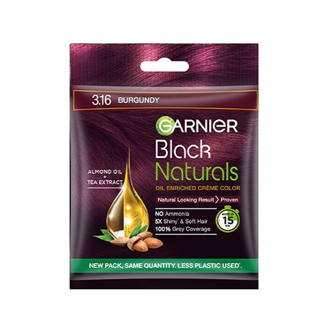 Garnier Burgundy Almon Oil + Tea Extract Cream Colour