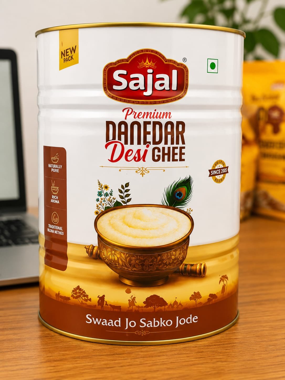 Sajal Premium Daneder Desi Ghee 5 L