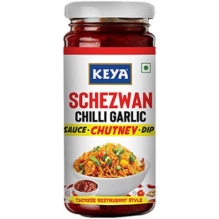 Keya Schezwan Chilli Garlic Chutney 250 g