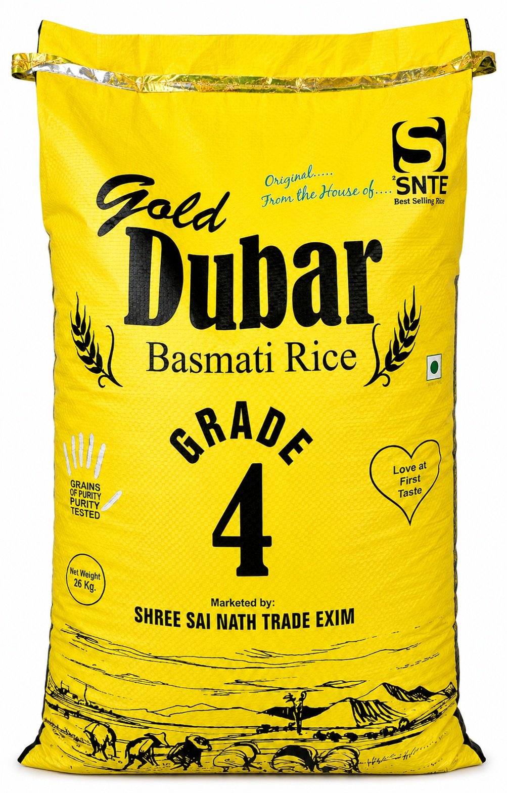 SNTE Gold Dubar Basmati Rice 26 Kg