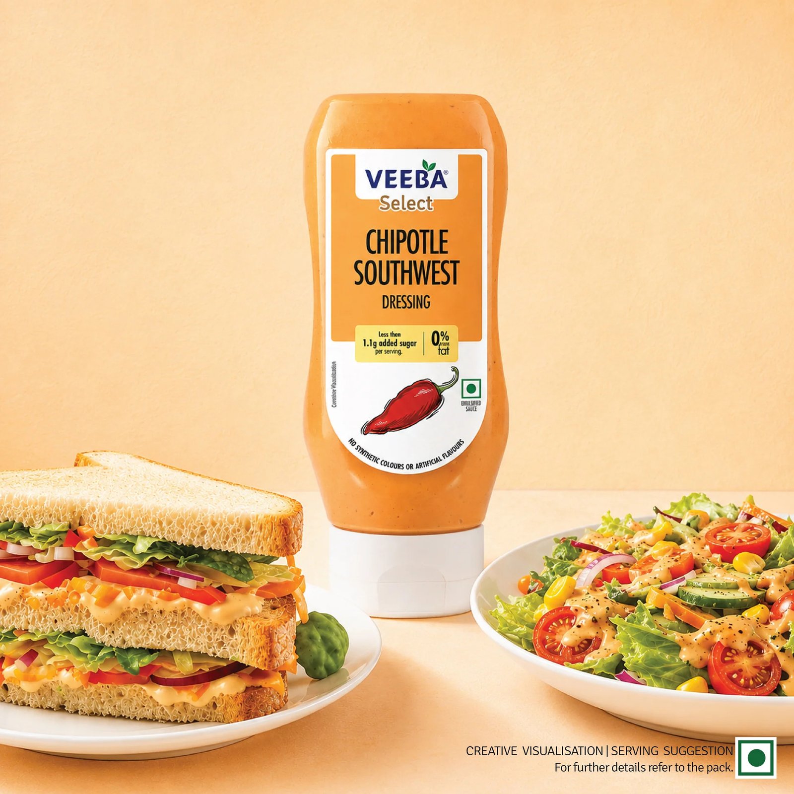 Veeba Chipotle Southwest Dressing 300 g
