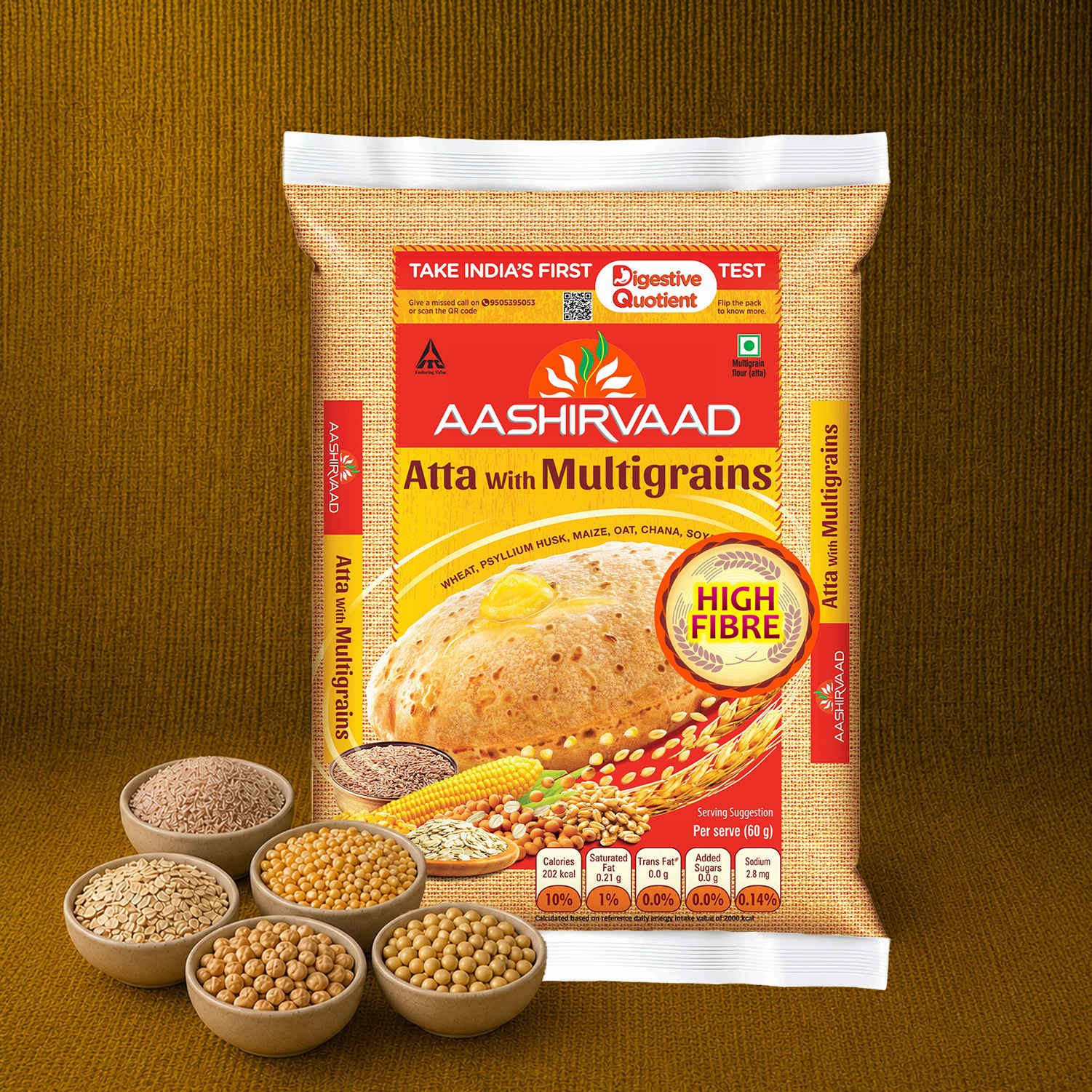 Aashirvaad Atta with Multi Grains 1 Kg