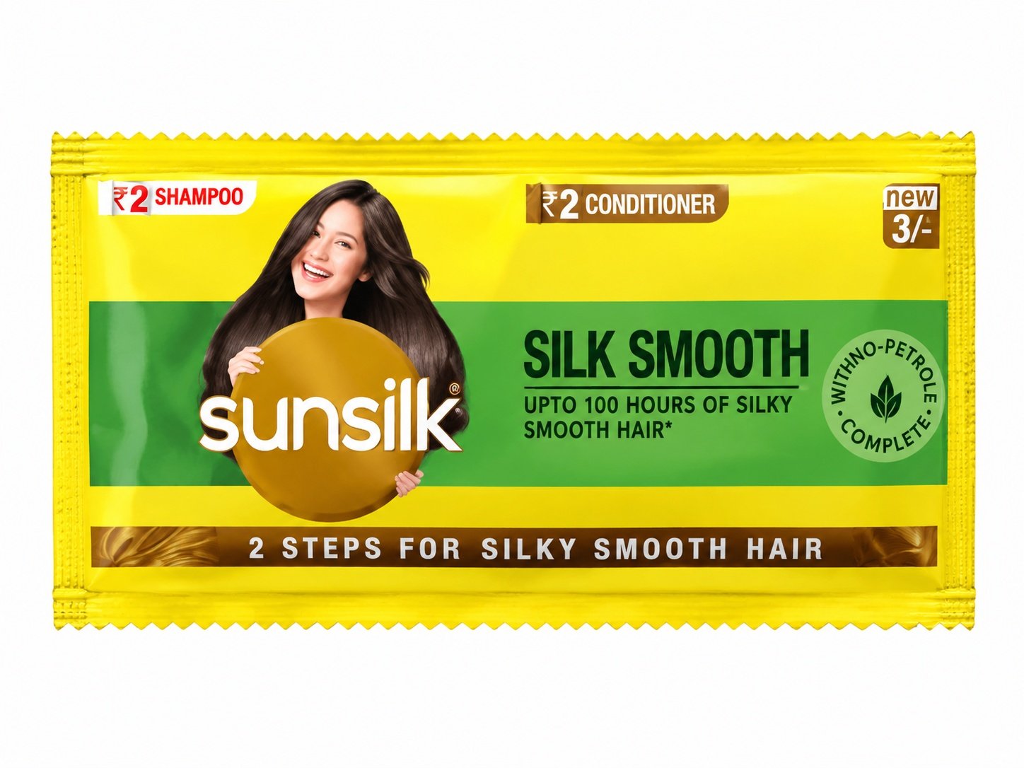 Sunsilk Silk Smooth Shampoo + Conditioner (MRP 3/-)