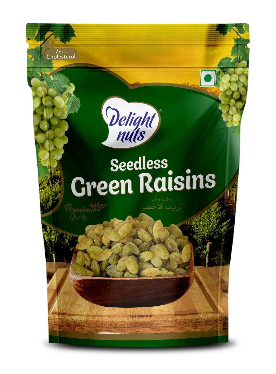 Delight Nuts Seadless Green Raisins (Kismis) 200 g