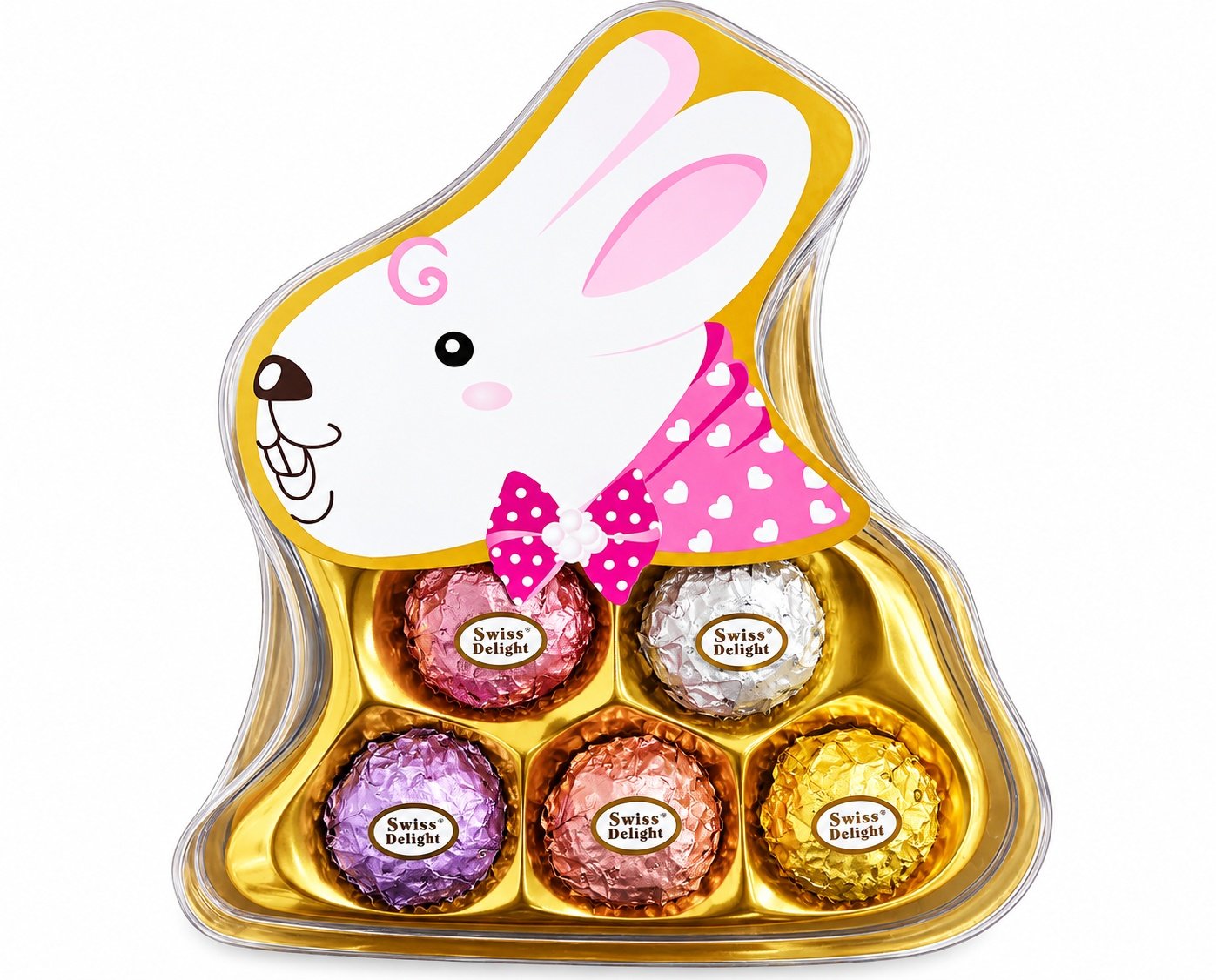 Rudolfa Rabit Shape Choco Wafer Balls (5 Pieces)
