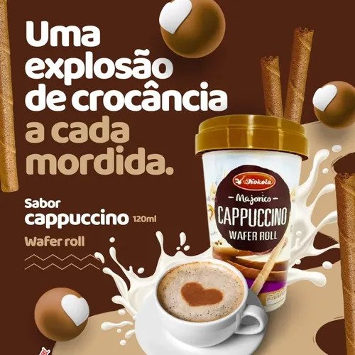 Kokola Majorica Cappuccino Wafer Roll Cup