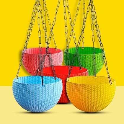 Hanging Flower Pot 9"