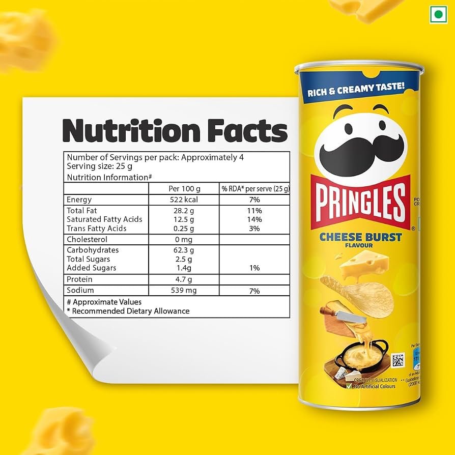 Pringles Cheese Burst 102 g