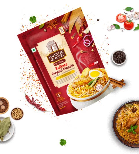 India Gate Classic Kolkata Biryani Masala 70 g