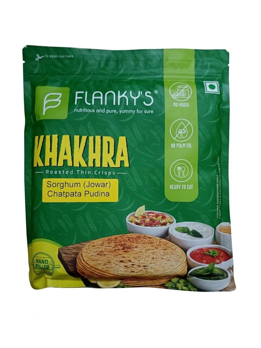 Flanky's Jowar Khakhra Chatpata Pudina