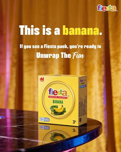 Fiesta Banana Flavoured Premium Condom