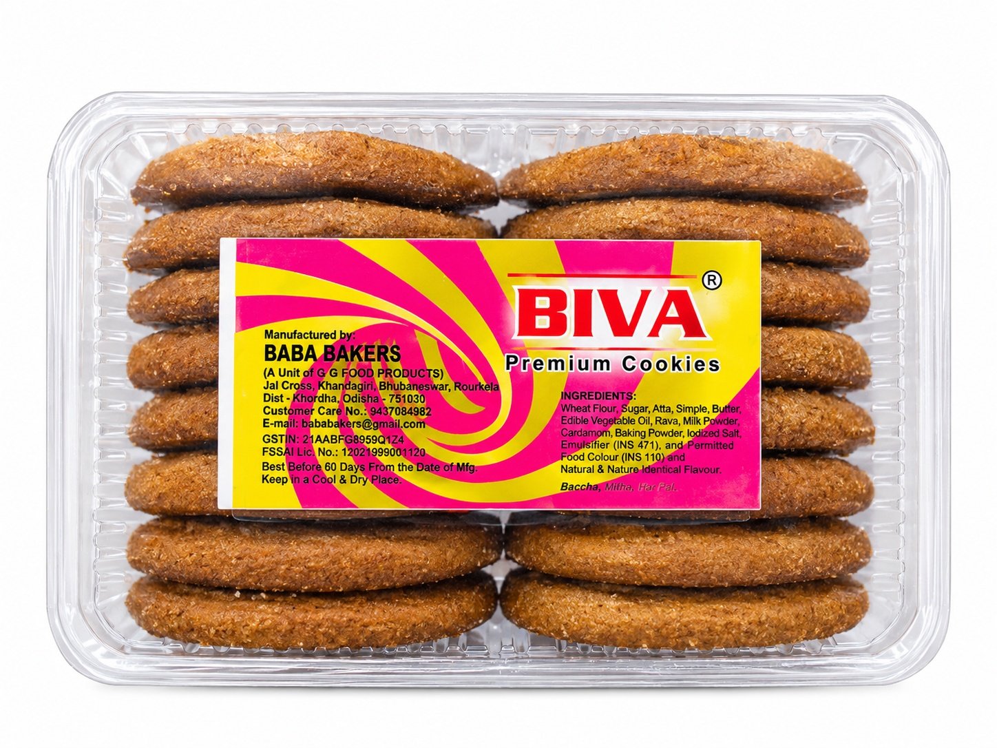 Biva Crispy Coconut Cookies