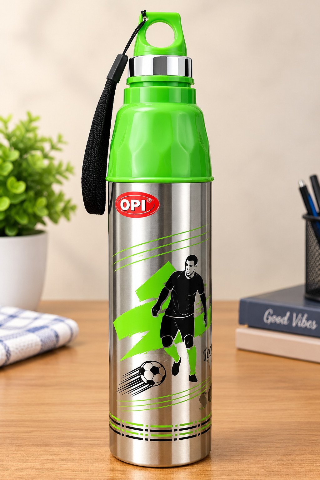 OPI Water Bottle Steel 1 Ltr