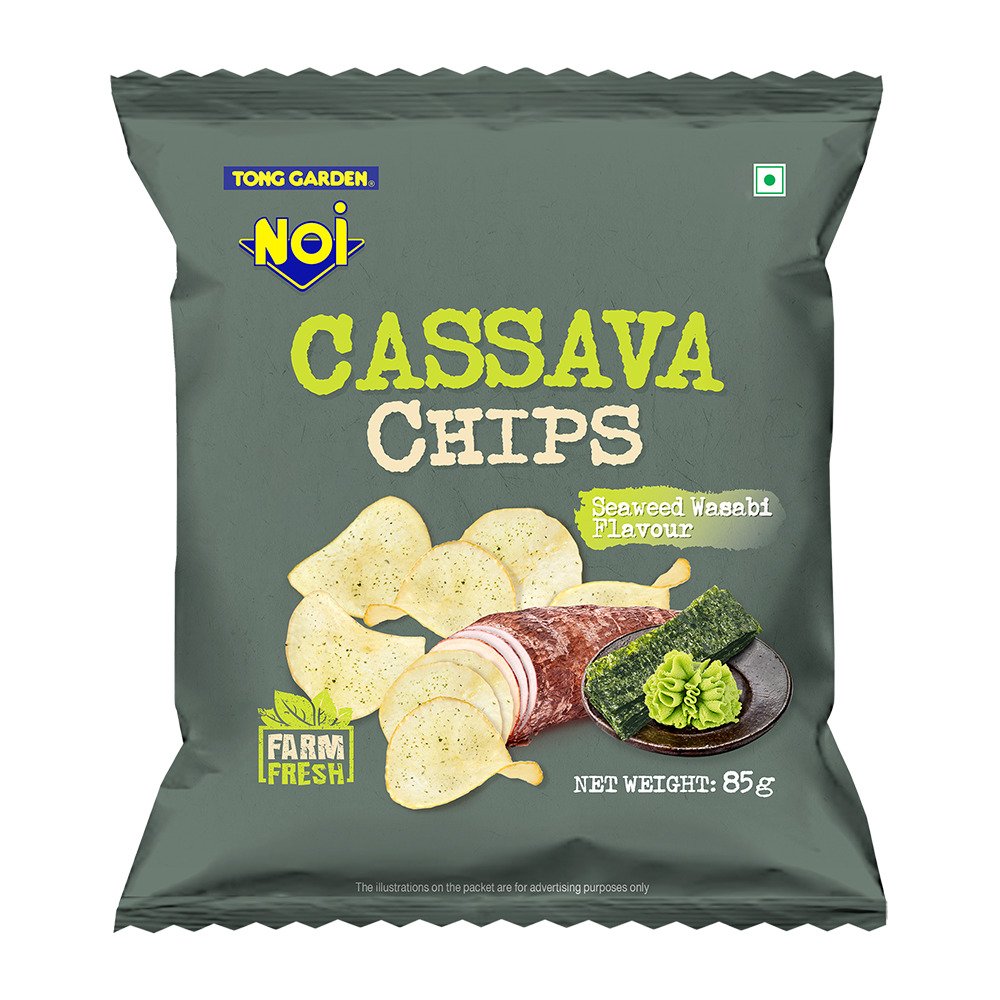 Tong Garden Casava Chips Seaweed Wasabi Flavour